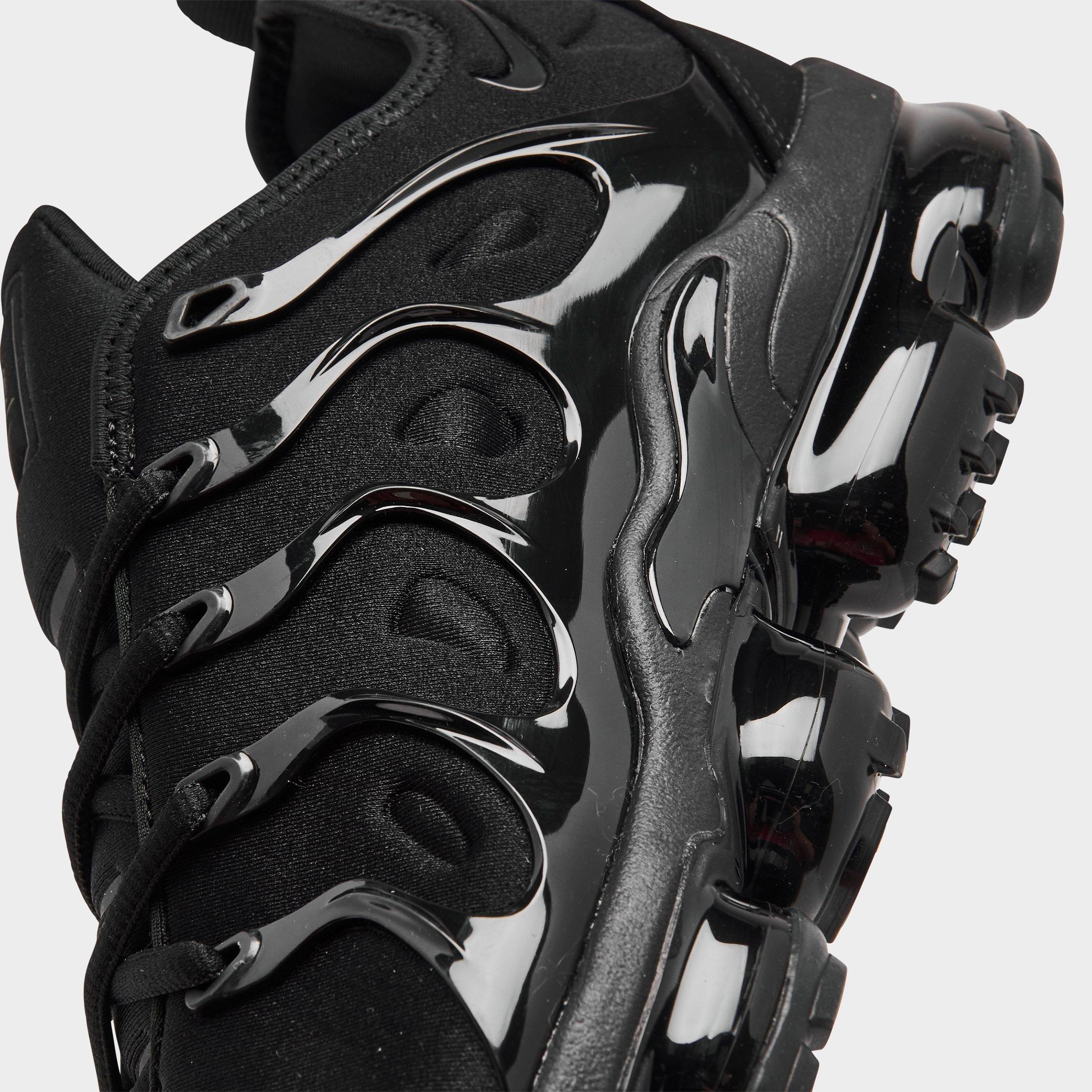 Men's Nithtke Air VaporMax Plus Running Shoes - Part 1 - Black/Black/Dark Grey - Detail shot