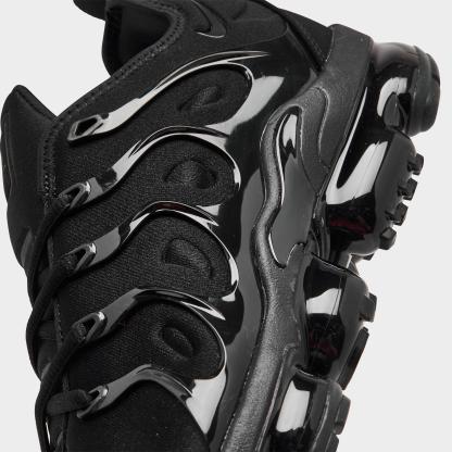 Men's Nithtke Air VaporMax Plus Running Shoes - Part 1 - Black/Black/Dark Grey - Detail shot