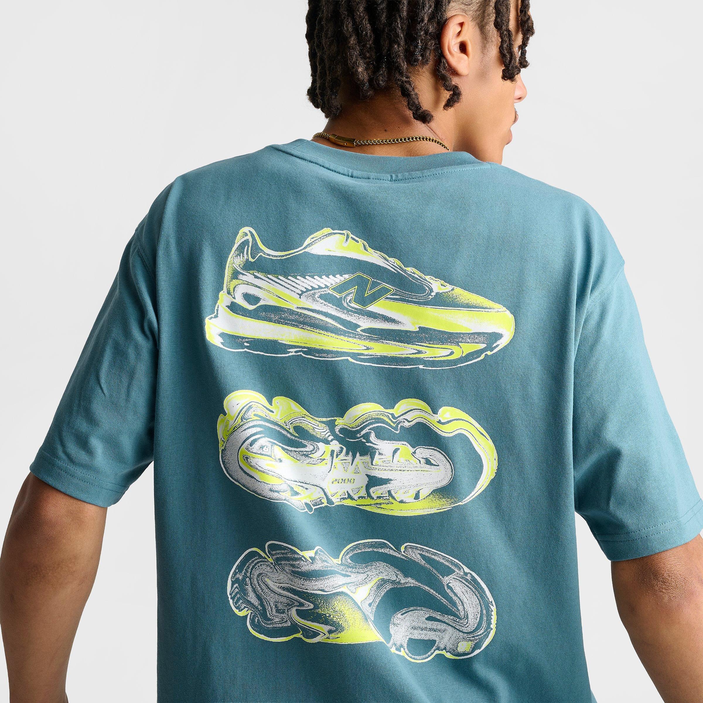 Men's New Balance Heat Map 2000 T-Shirt - Teal - view 5