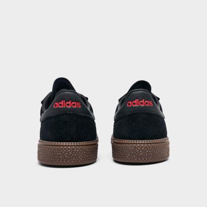 Kids' Toddler adidas Originals Handball Spezial Stretch Lace Casual Shoes - Core Black/Pure Ruby - view 4