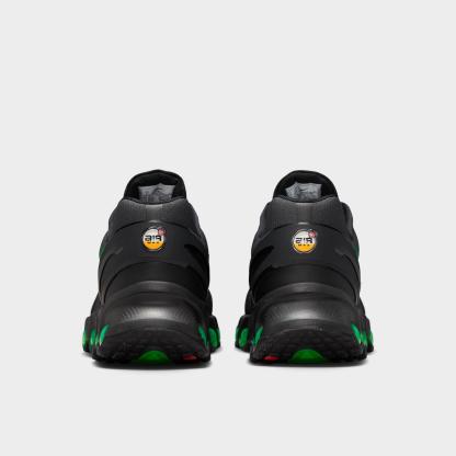 Men's Nithtke Air Max Dn8 Casual Shoes - Black/Dark Smoke Grey/Black/Green Strike - Back view