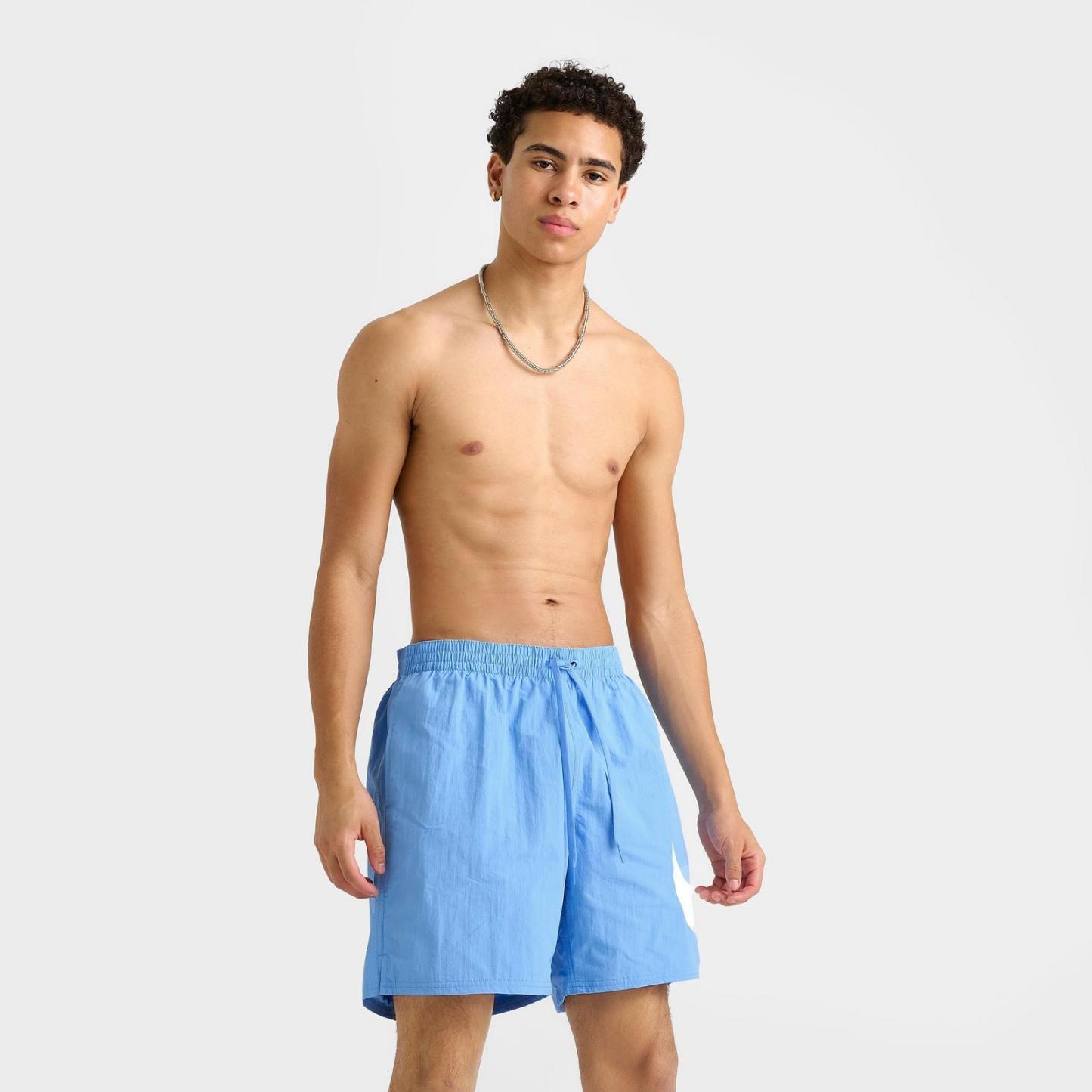 Men's Nike Swim Breaker 7-Inch Lined Volley Shorts - University Blue