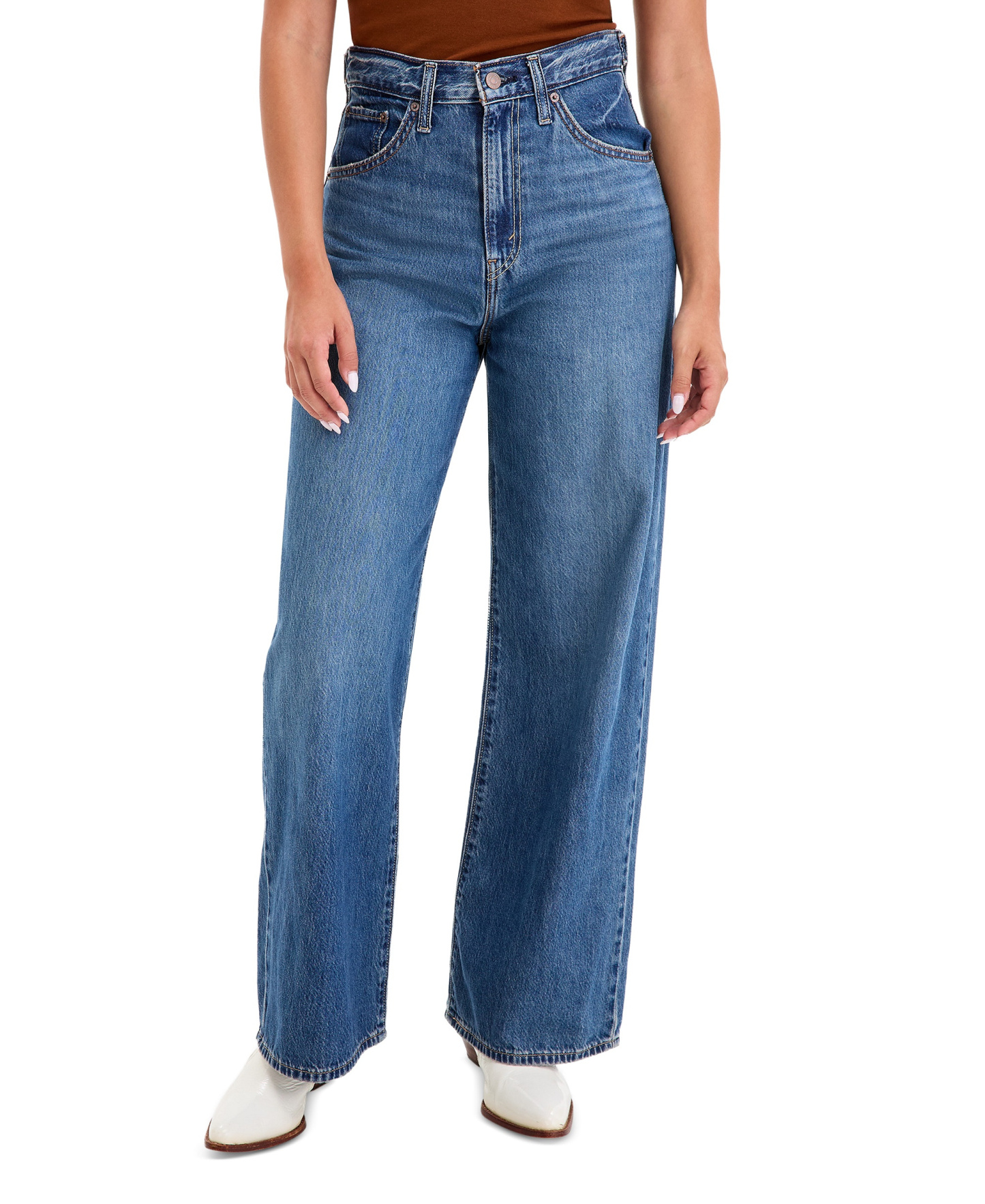 Levi's Women's Cinch-Waist Lightweight Baggy Jeans