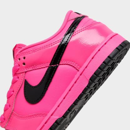 Little Kids' Nike Dunk Low Casual Shoes - Pink Blast/Pink Blast/Black