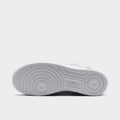 Women's Nithtke Air Force 1 '07 "Florette" Casual Shoes - White/Wolf Grey/Metallic Silver/White - Bottom view