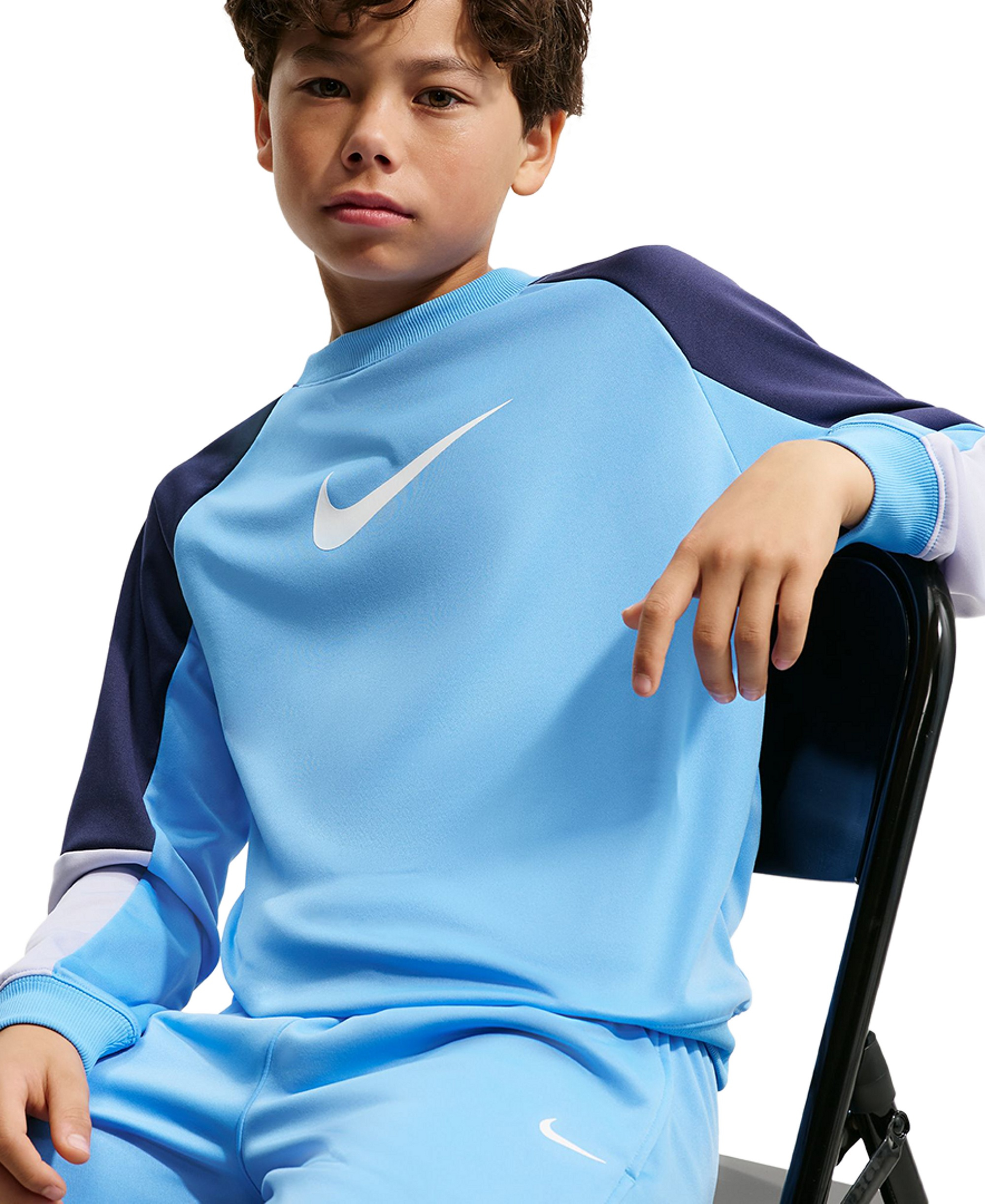 Nike Boys' 8-20 Sportswear Crewneck Sweatshirt & Shorts, 2-Piece Set - University Blue