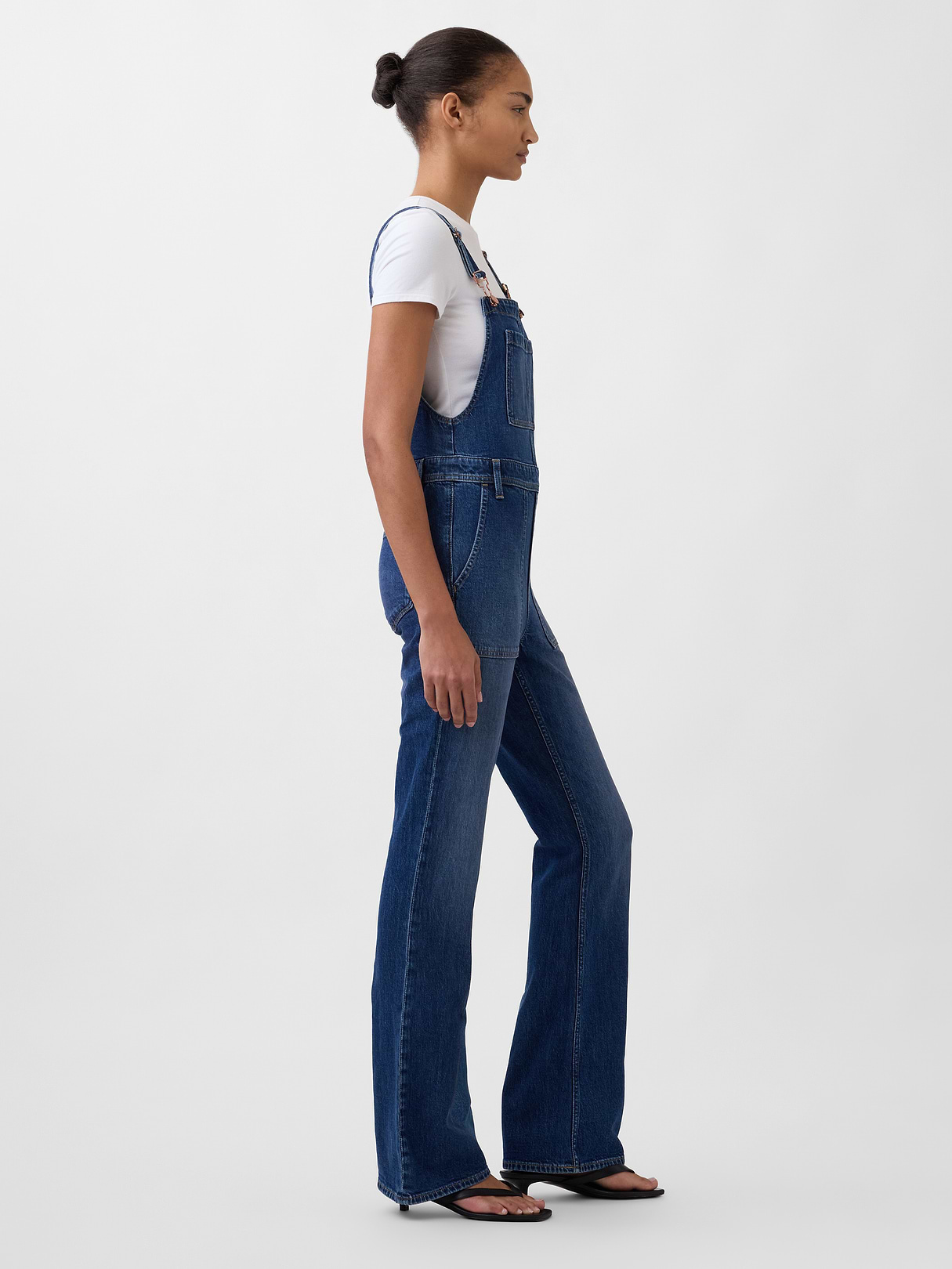 Long & Lean Overalls - Dark wash