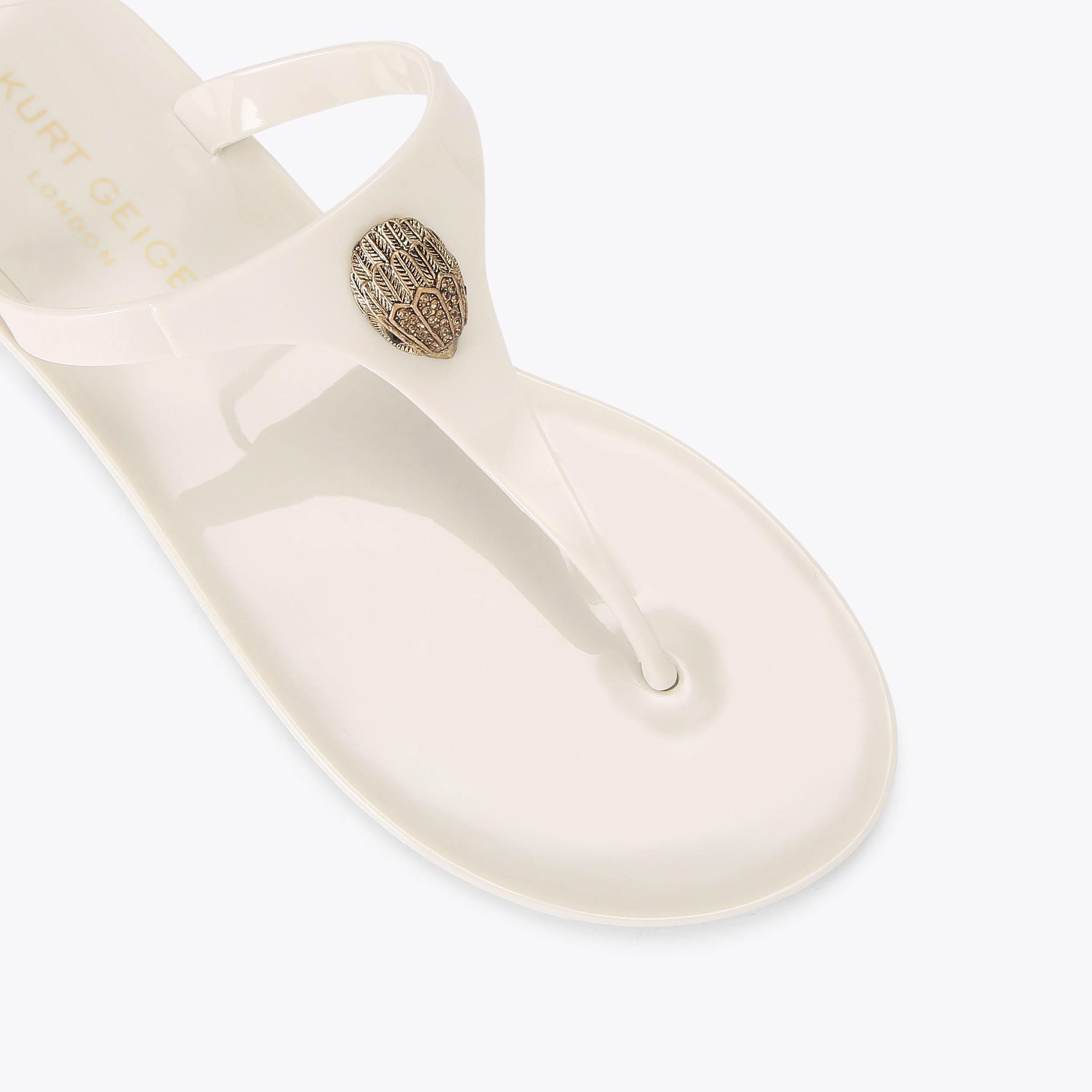 Kurt Geiger London Maddison T-bar Sandal - White - view 5