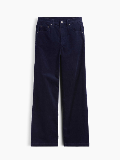 High Rise Stride Wide-Leg Jeans - Navy blue uniform