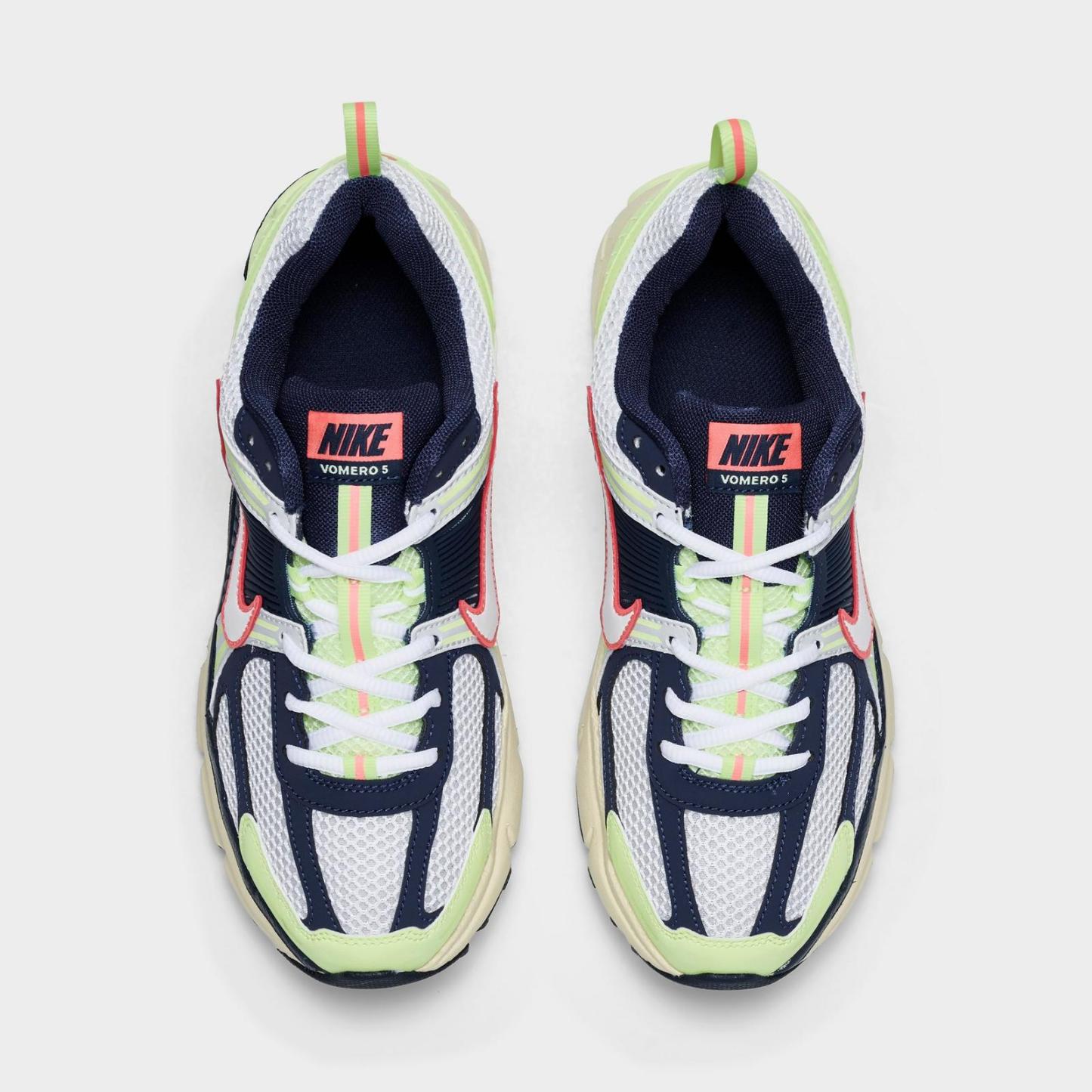 Big Kids' Nike Vomero 5 Casual Shoes - Barely Volt/Midnight Navy/Pure Platinum/White