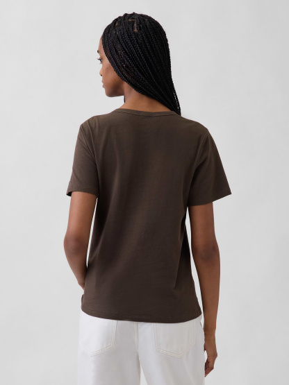 Organic Cotton VintageSoft T-Shirt - Terra brown