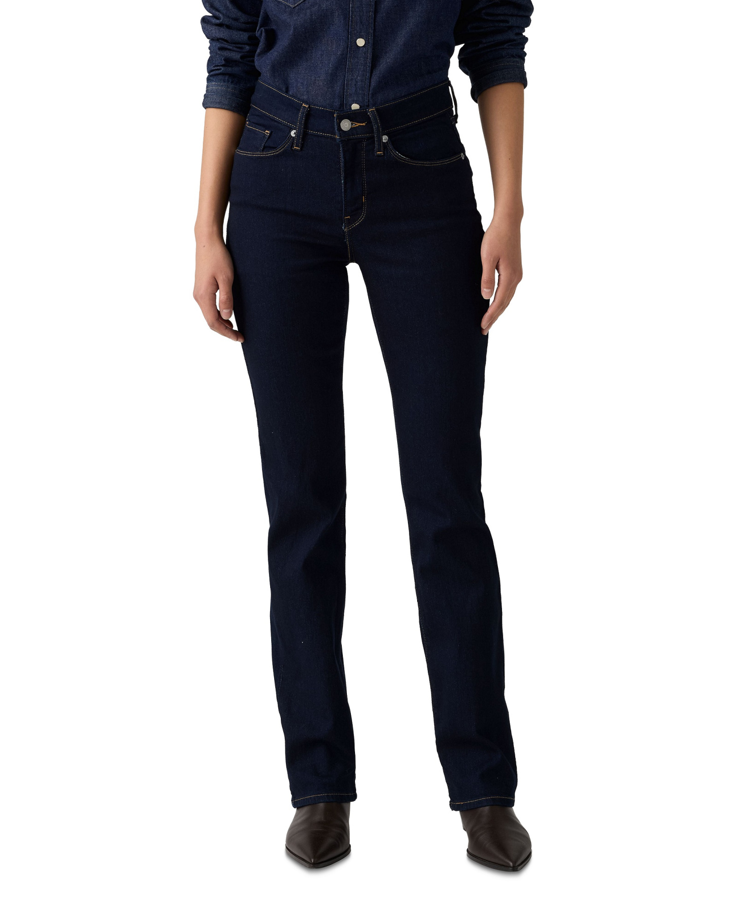 Levi's Women's Casual Classic Mid Rise Bootcut Jeans - Darkest Sky