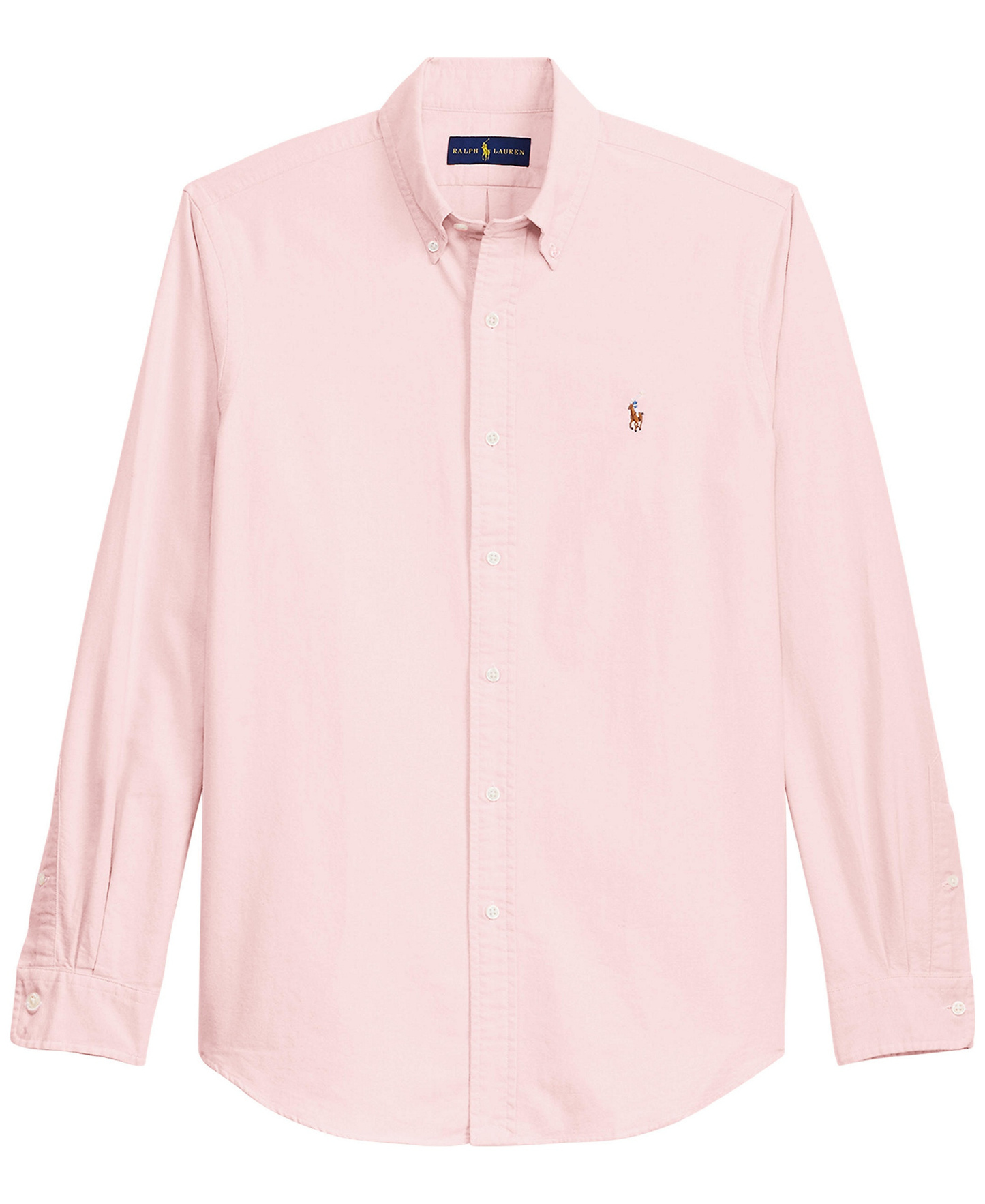 Polo Ralph Lauren Men's Classic-Fit Plaid Brushed Oxford Shirt - Pink