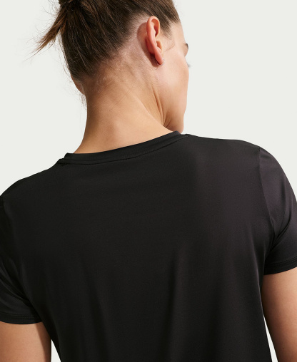 Nike Women's One Classic Dri-Fit Short-Sleeve Top - Black/white
