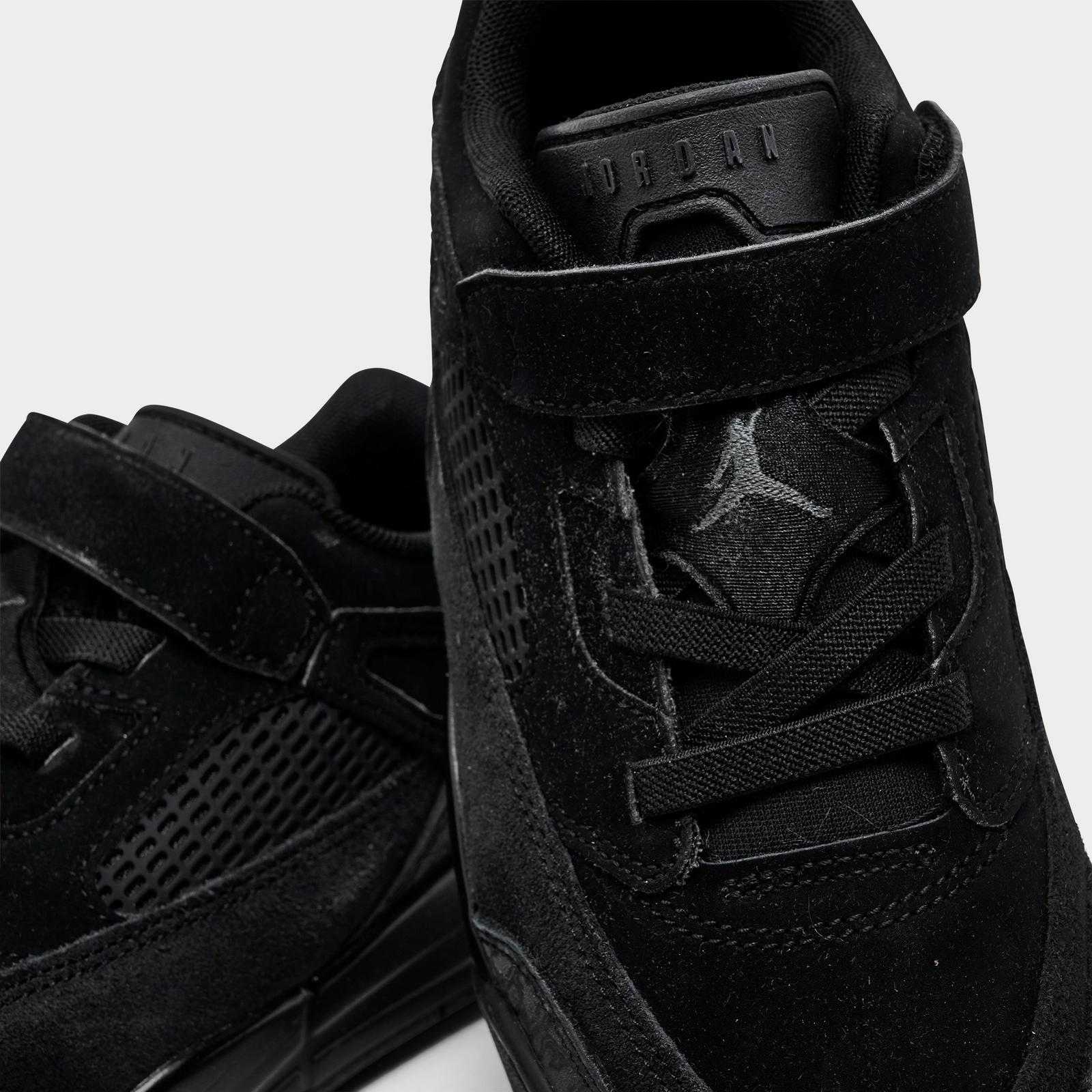 Little Kids' Jordan Spizike Low Casual Shoes - Black/Black/Anthracite - view 3