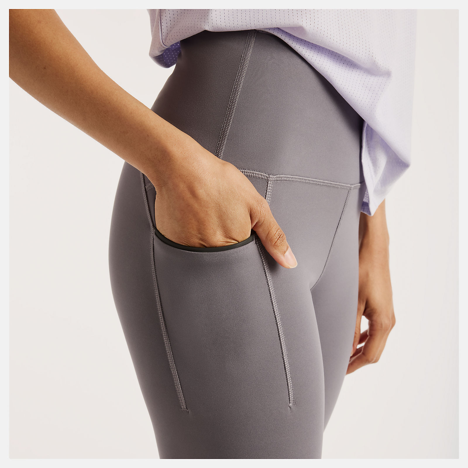 New Balance Reflective RC Heat Legging 27", WB6239K1AA9