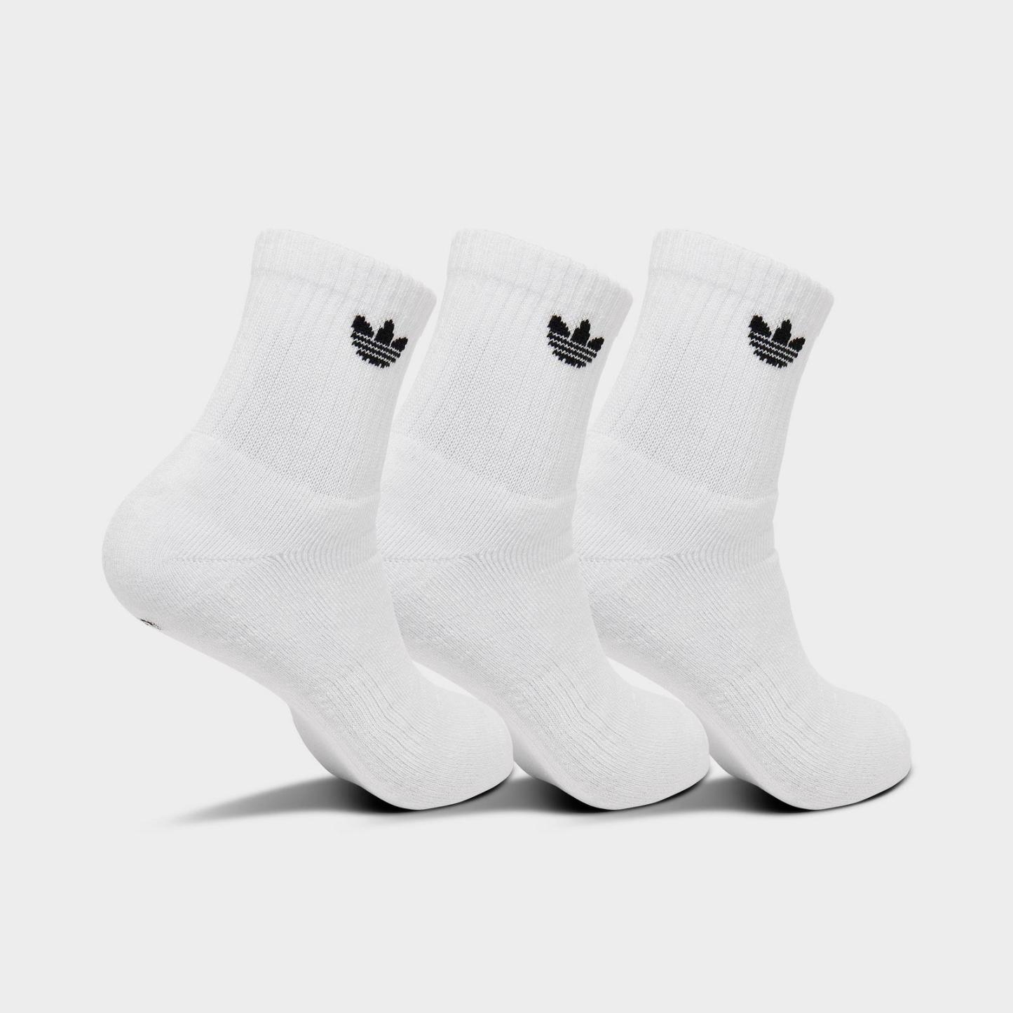 adidas Originals Trefoil Quarter Socks (6 Pack) - White - view 4