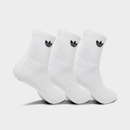 adidas Originals Trefoil Quarter Socks (6 Pack) - White - view 4