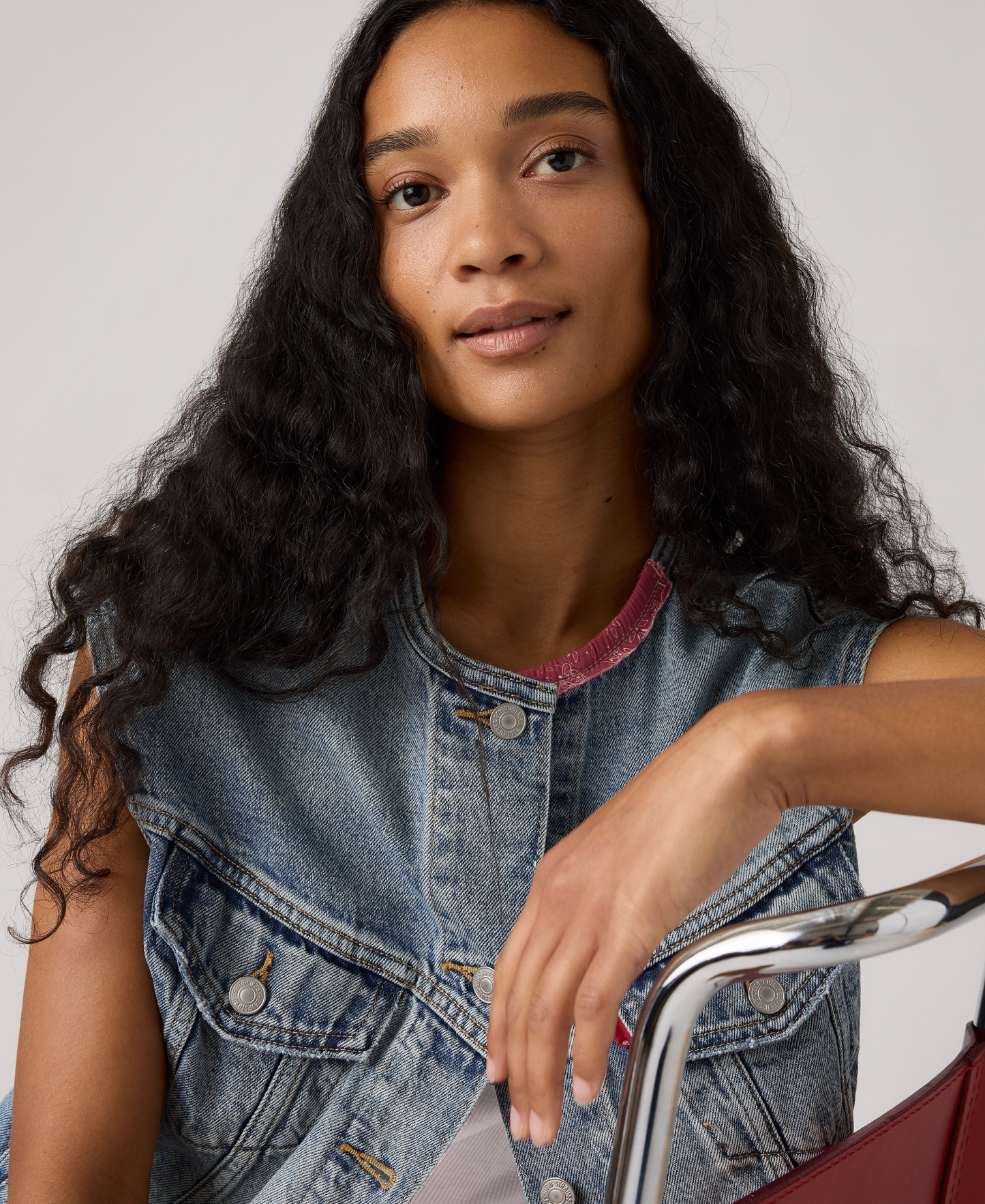 Levi's Premium Women's Relaxed-Fit Sleeveless Trucker Jacket - Melodys Muse Vest