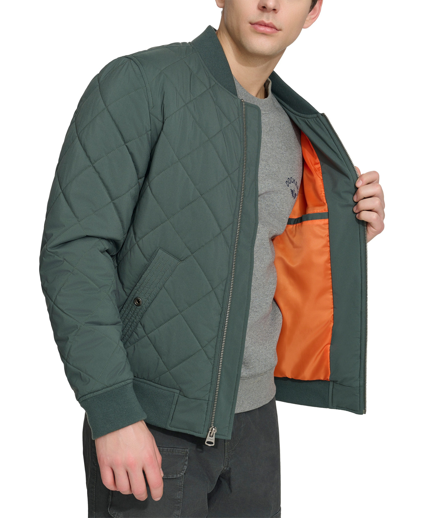 Levi's Men's Quilted Fashion Bomber Jacket - Urban Chic Blue