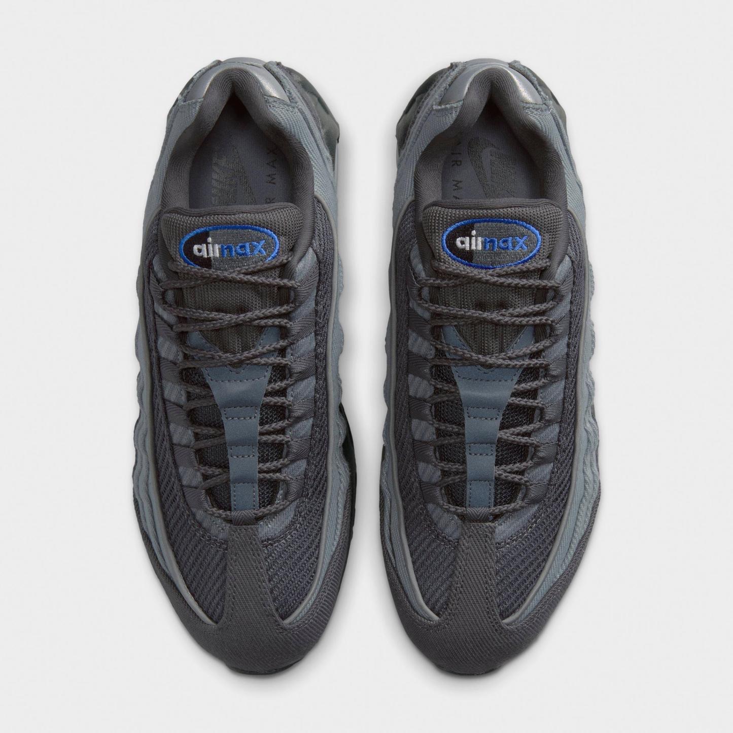 Men's Nithtke Air Max 95 Big Bubble Scorpion Casual Shoes - Part 1 - Smoke Grey/Anthracite/Black/Racer Blue - Top view