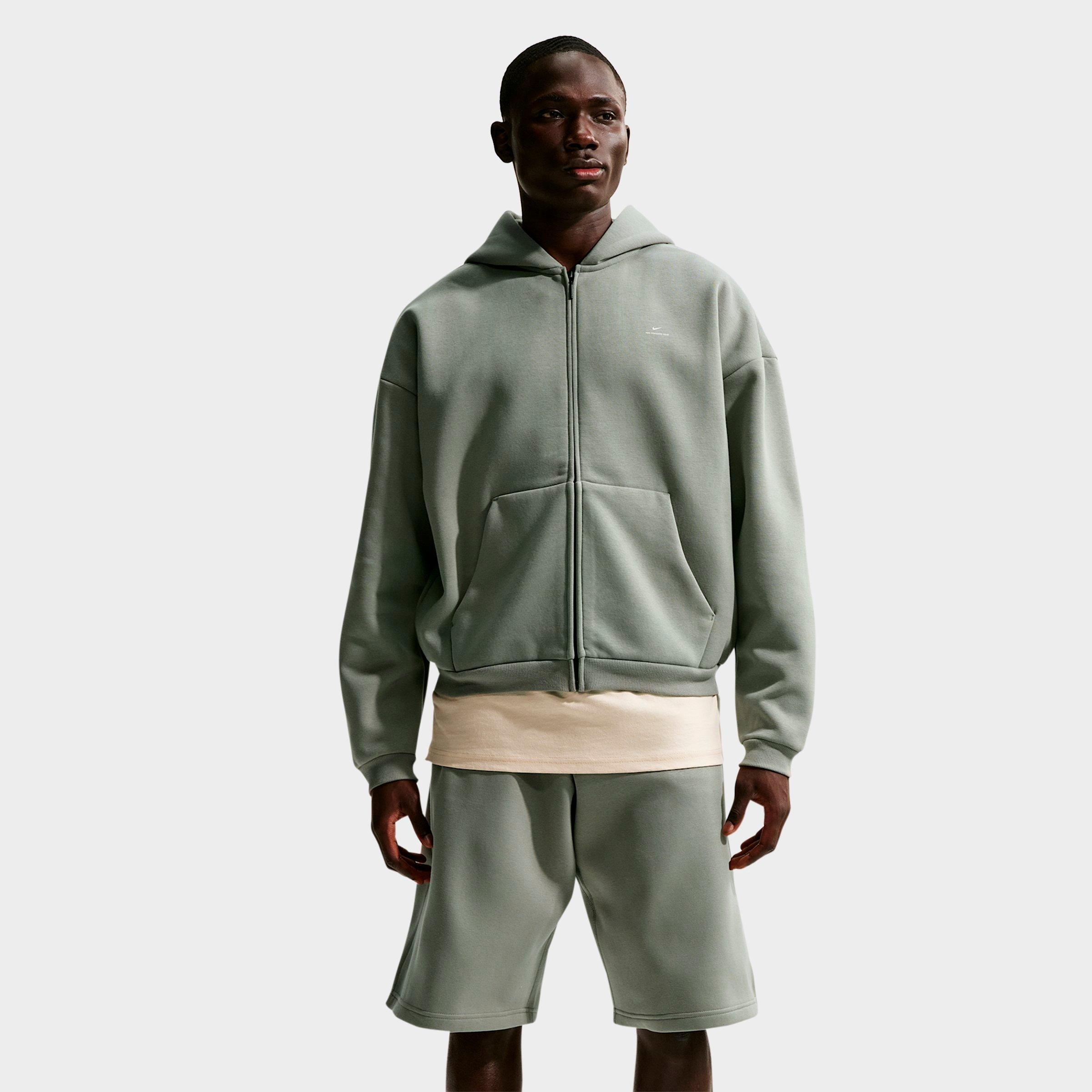 Men's Nithtke Standard Issue Therma-FIT Full-Zip Basketball Hoodie - Dark Stucco/Pale Ivory