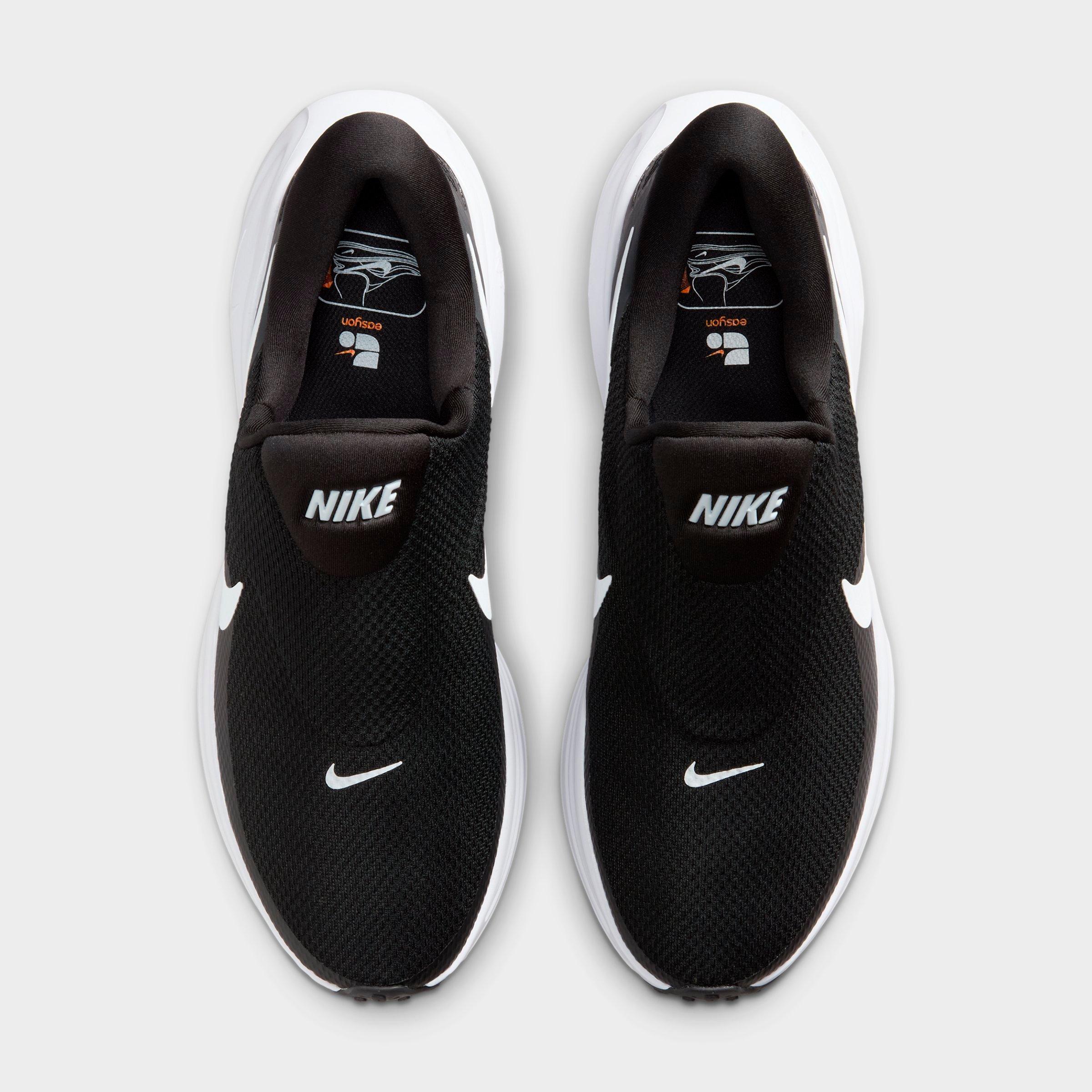 Men's Nithtke Revolution 8 EasyOn Running Shoes - Black/Anthracite/Wolf Grey/White (HQ2414-001) - Top view