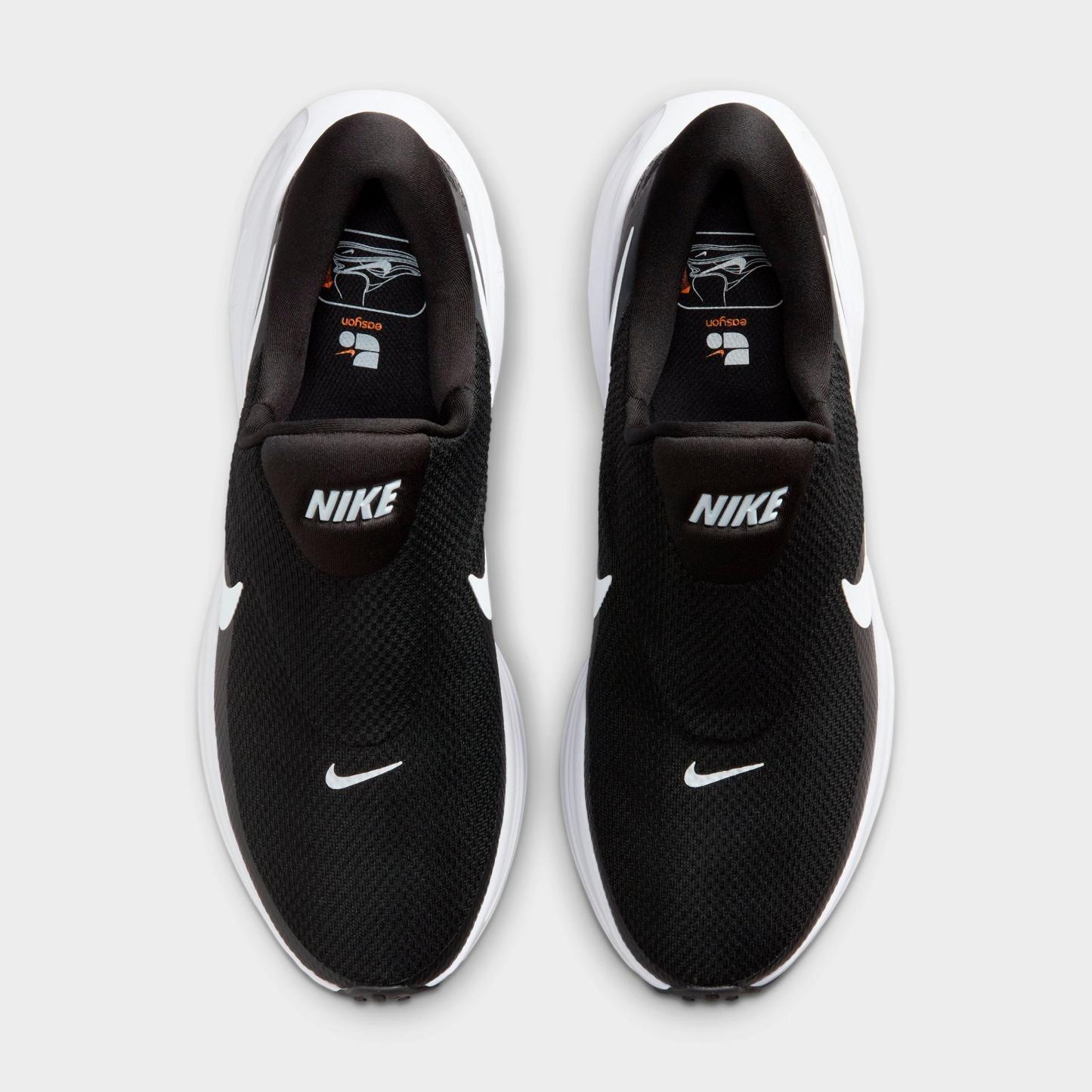 Men's Nithtke Revolution 8 EasyOn Running Shoes - Black/Anthracite/Wolf Grey/White (HQ2414-001) - Top view