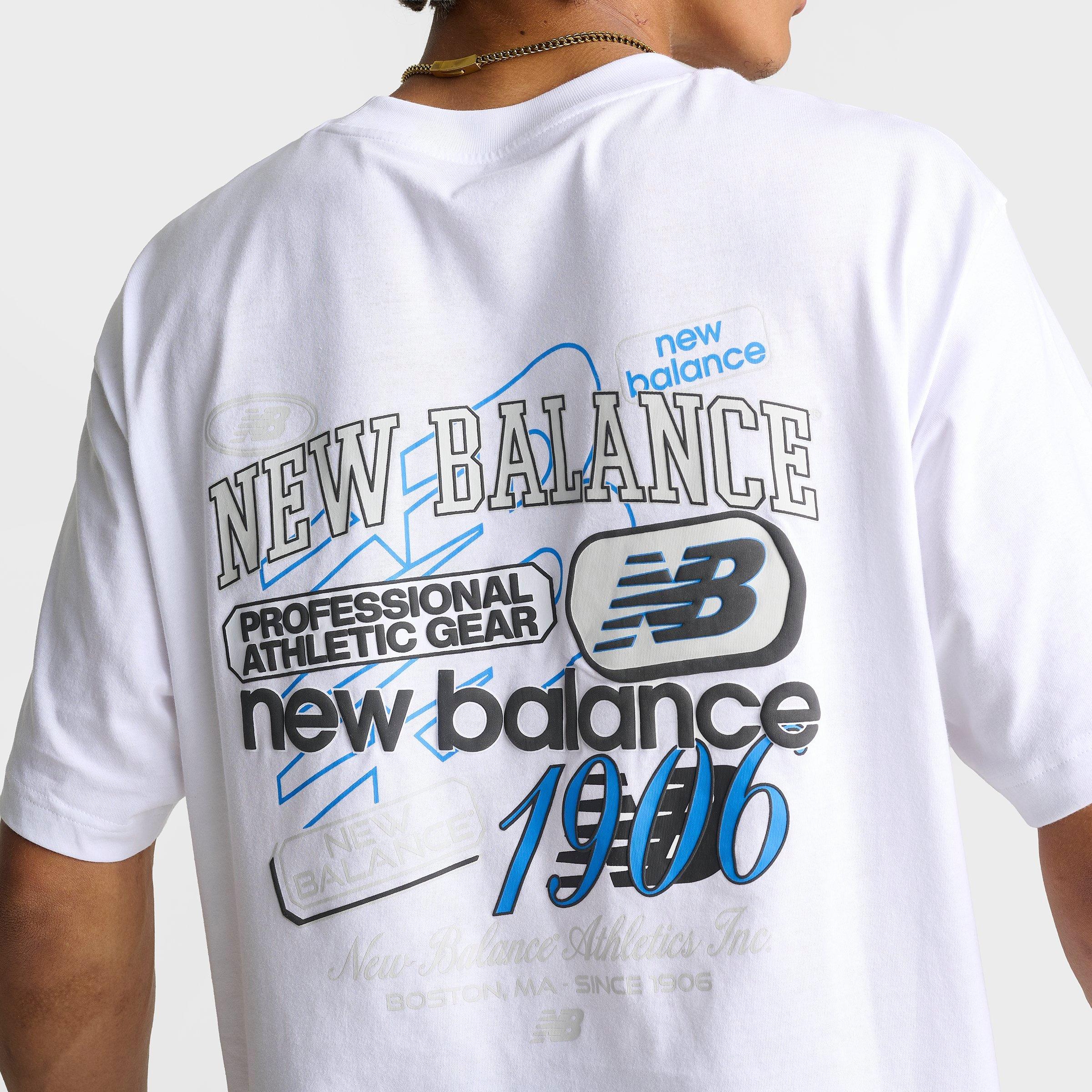 Men's New Balance Puffed T-Shirt - White - view 6