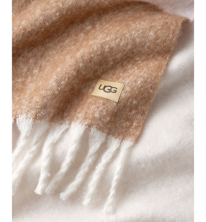 UGG® Simona Faux Mohair Throw, 50" x 70" - Rosetta Stripe