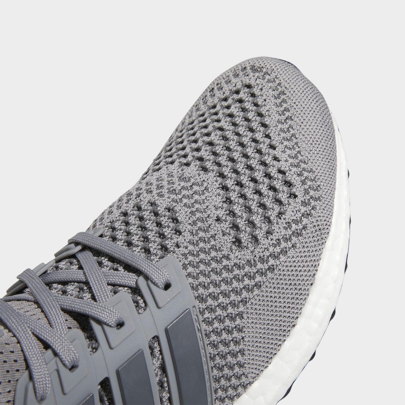 Men's adidas Ultraboost 1.0 Running Shoes - Grey/Grey/Core Black - view 3
