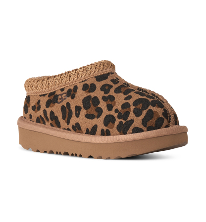 UGG® Toddler Kids Tasman II Spotted Clog Slippers - Tan