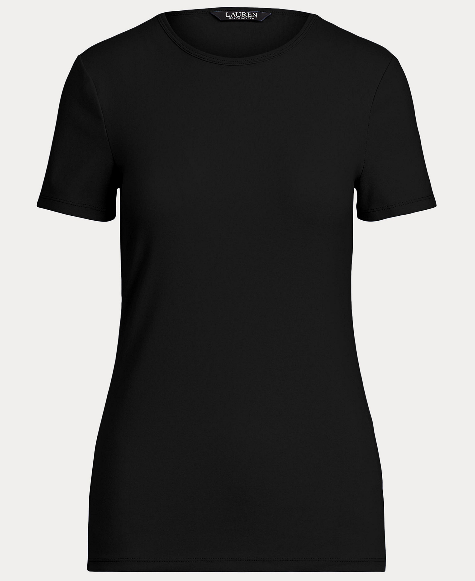 Lauren Ralph Lauren Stretch Knit T-Shirt - Polo Black
