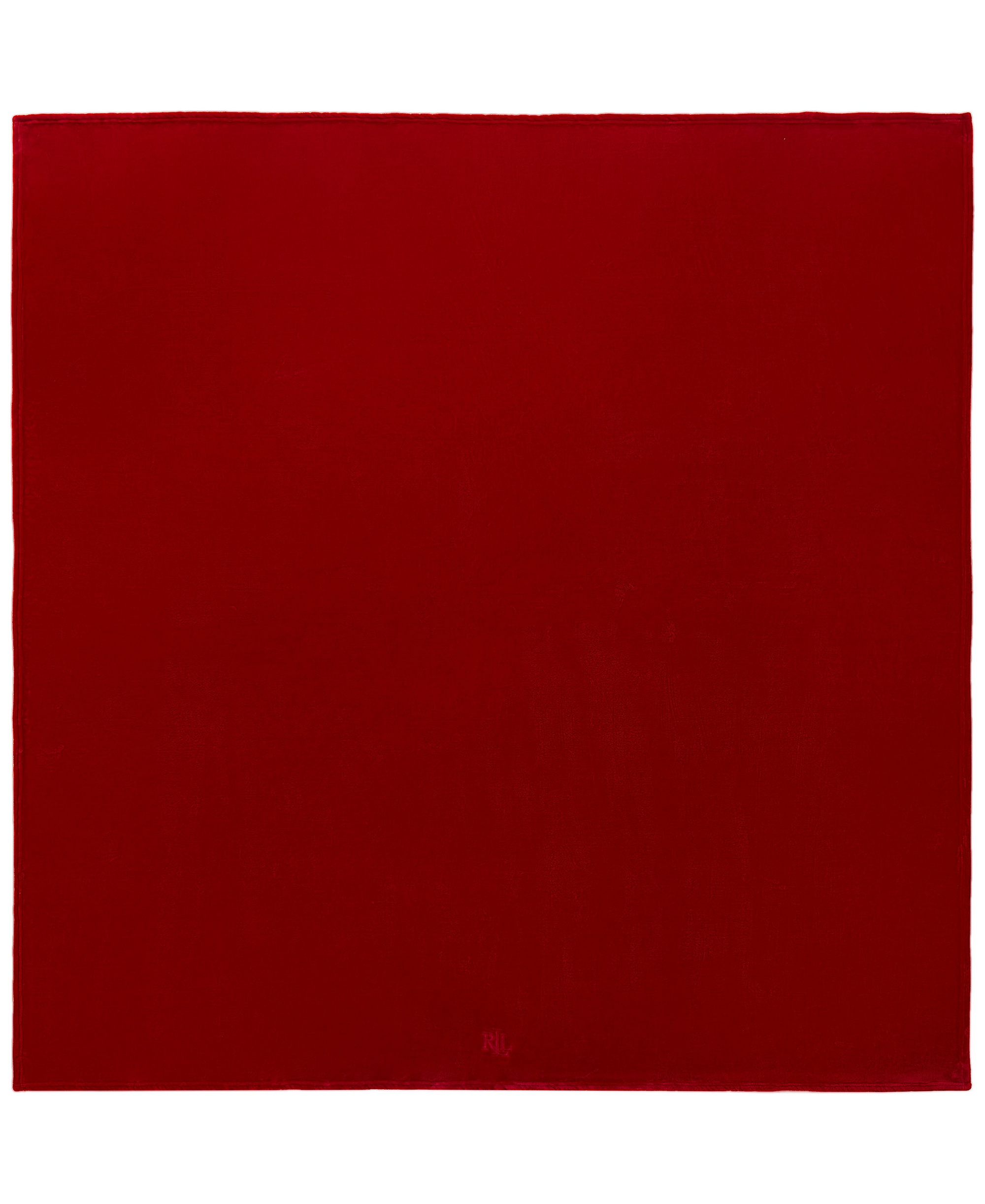 Lauren Ralph Lauren Micromink Plush Blanket, Twin - Red