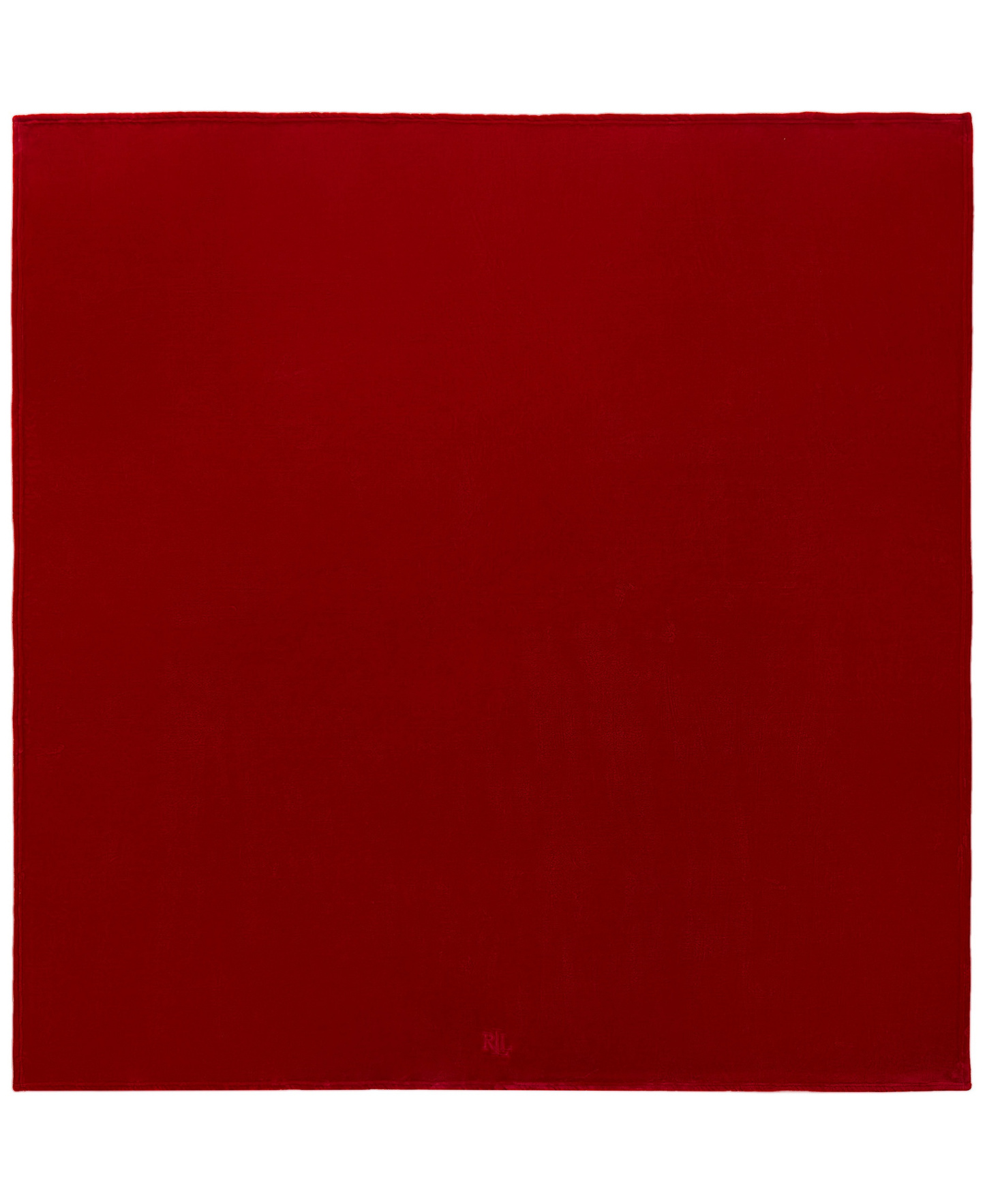 Lauren Ralph Lauren Micromink Plush Blanket, Twin - Red