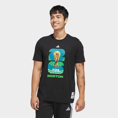 Men's adidas Soccer FIFA World Cup 26™ Host City Boston Graphic T-Shirt - Black - view 1