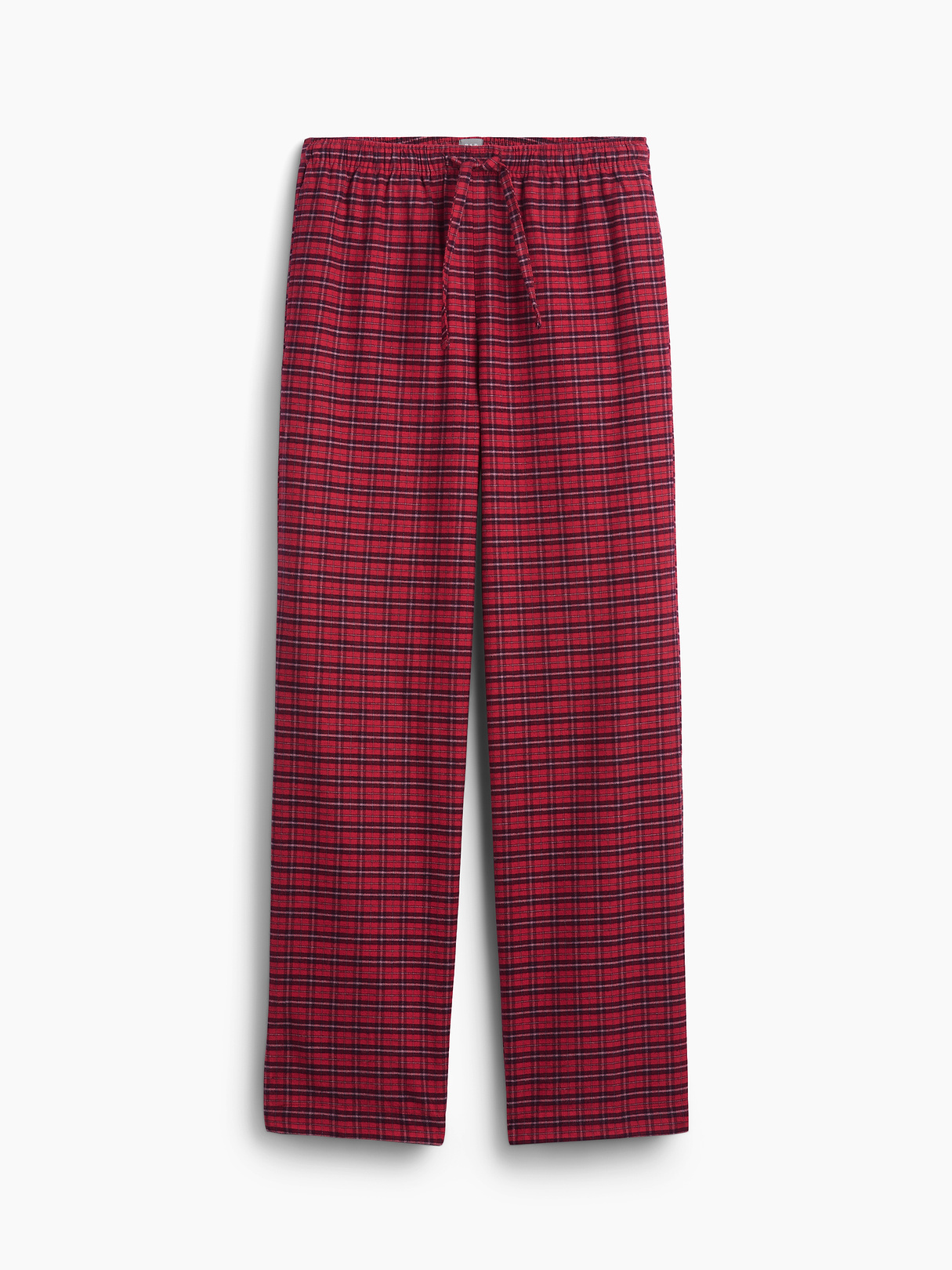 Adult Softest Flannel PJ Pants - Red tartan