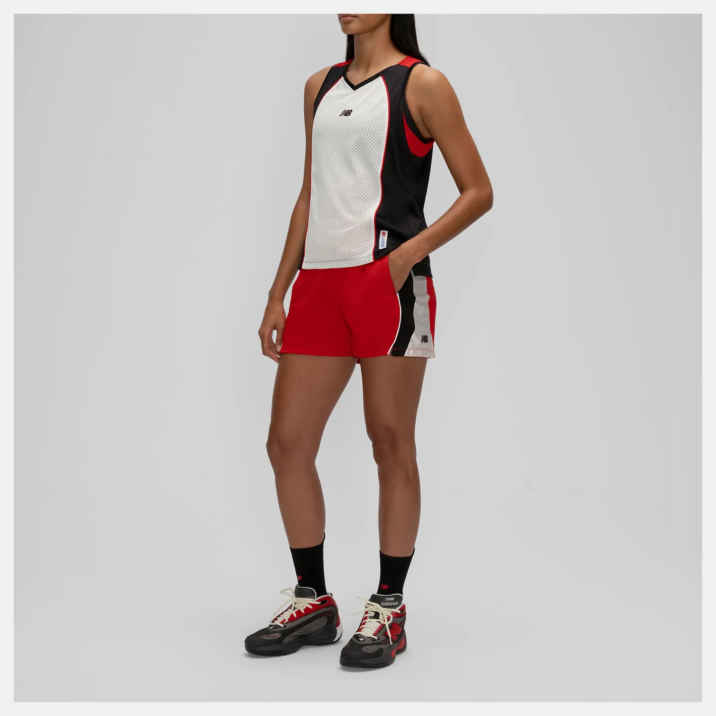 New Balance Basketball Performance Mesh Short, WB61O09QTRE