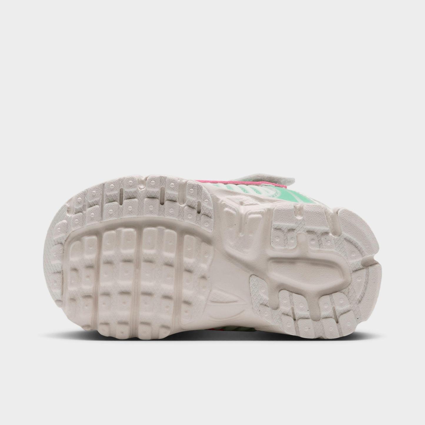 Infant and Kids' Toddler Nithtke Vomero 5 Stretch Lace Casual Shoes - Sail/Pink Foam/Arctic Green/Sail - Bottom view