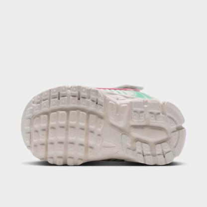 Infant and Kids' Toddler Nithtke Vomero 5 Stretch Lace Casual Shoes - Sail/Pink Foam/Arctic Green/Sail - Bottom view