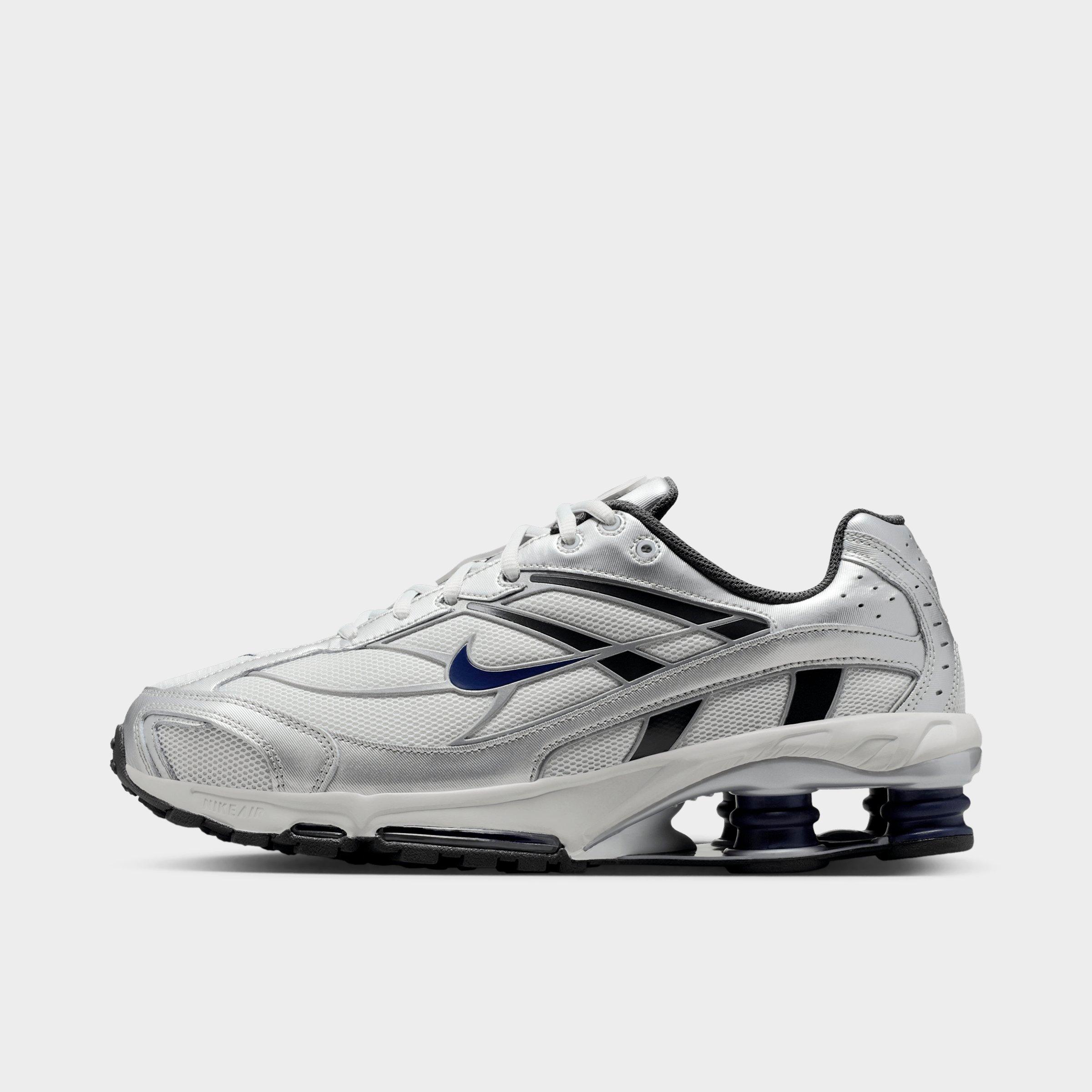 Men's Nithtke Shox Ride 2 Casual Shoes - Photon Dust/Metallic Silver/Anthracite/Midnight Navy - Left shoe facing left. Outside of the shoe.
