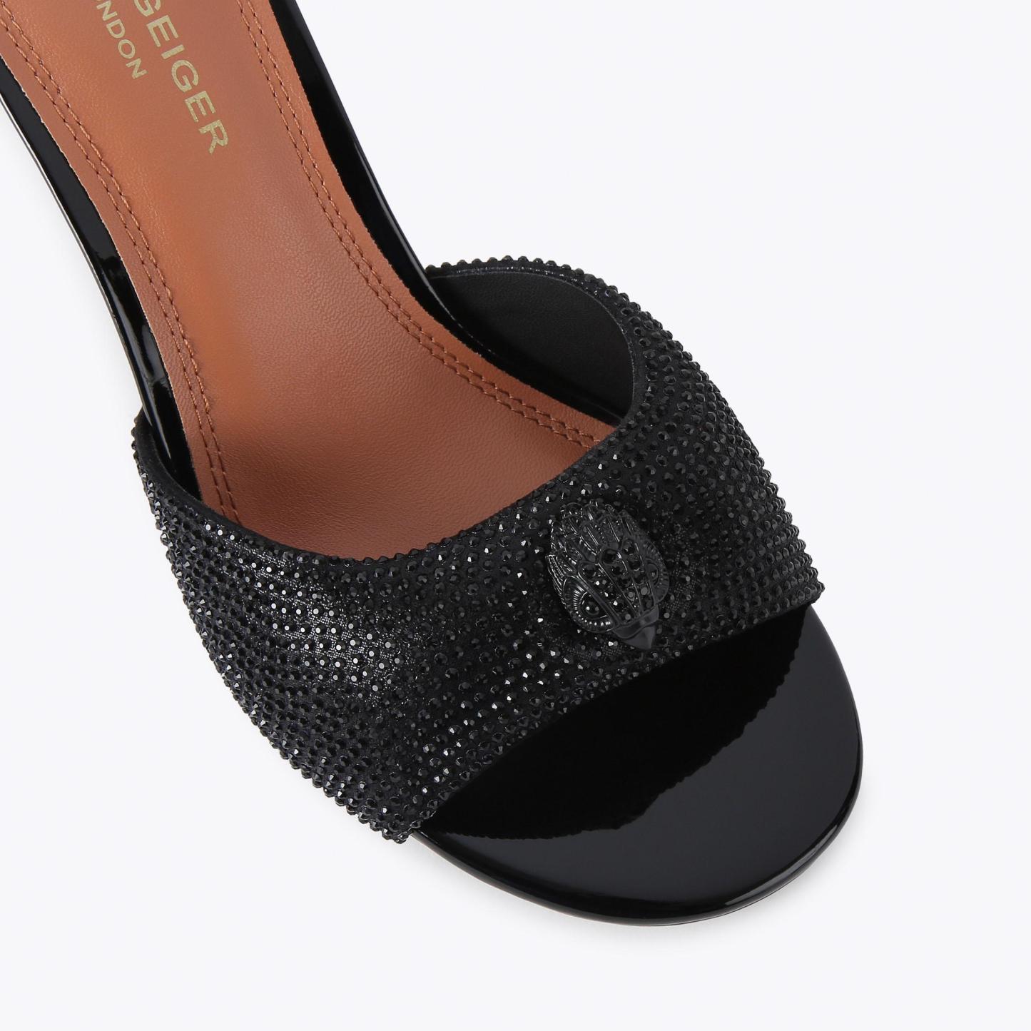 Kurt Geiger London Oxford Heel Mule Dr - Black - view 5