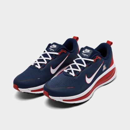 Men's Nithtke Vomero 18 Purdue Boilermakers Running Shoes - Part 1 - College Navy/University Red/White - Both shoes facing left