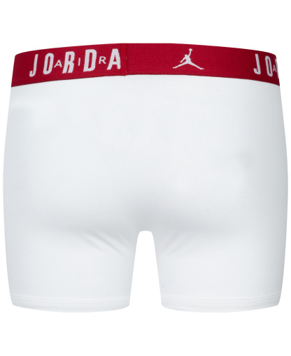 Jordan Boys' 8-20 Flight Dri-Fit Cotton Core Boxer Briefs, 3-Pack - Black/White