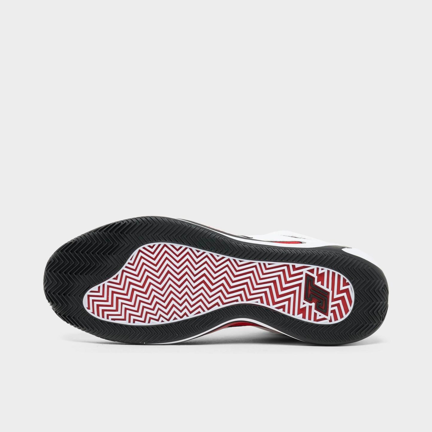 Men's Jordan Tatum 4 Basketball Shoes - White/University Red/Black - view 6