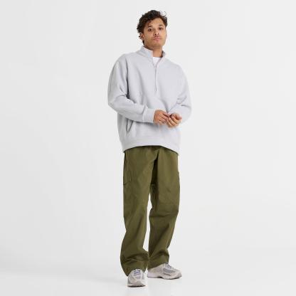 Men's Nithtke 24.7 ImpossiblySoft Dri-FIT Half-Zip Top - Grey Fog/Light Smoke Grey