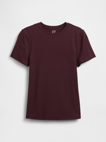 CloseKnit Jersey T-Shirt - Red bordeaux