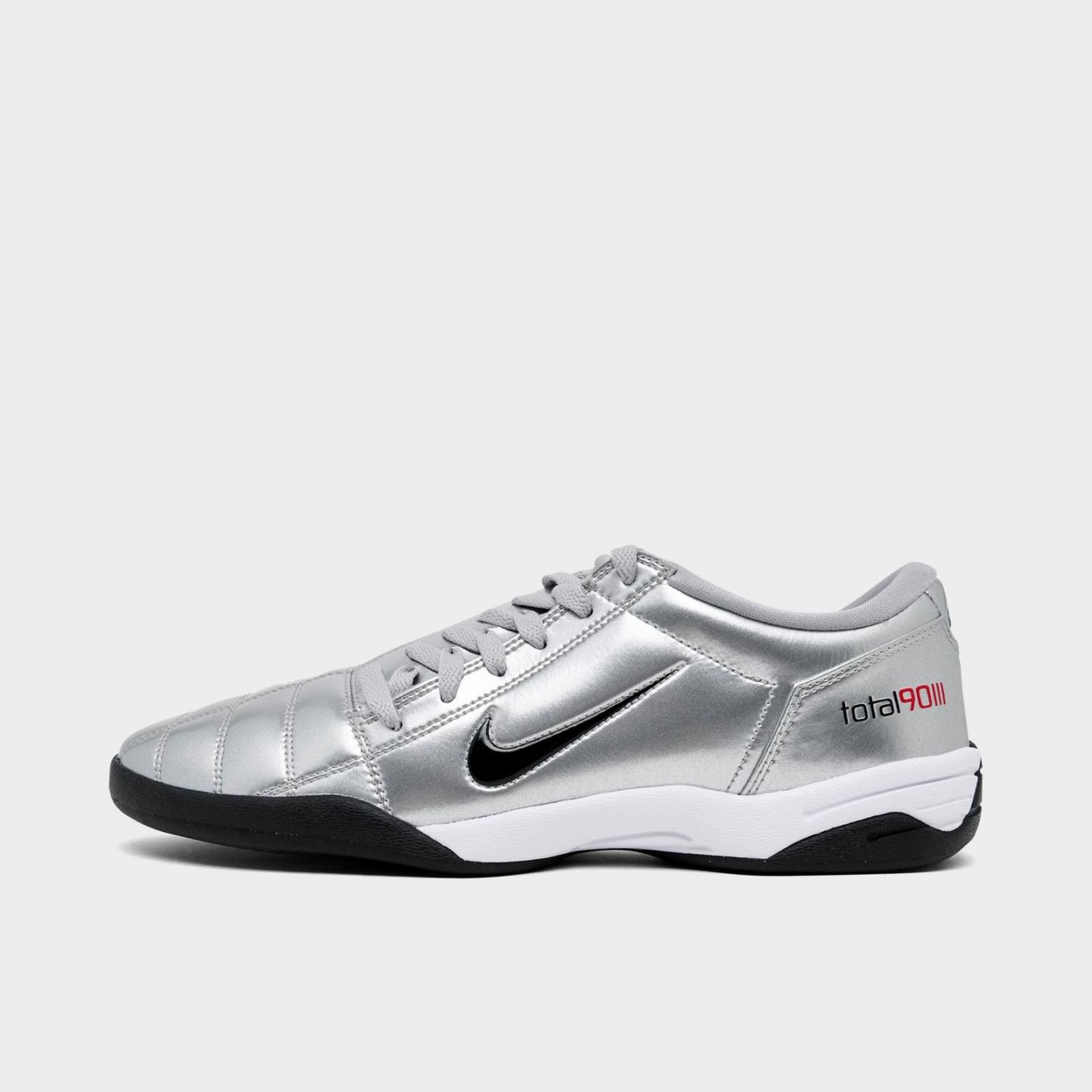 Men's Nike Total 90 Casual Shoes - Metallic Silver/Black
