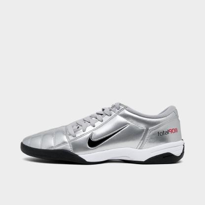 Men's Nike Total 90 Casual Shoes - Metallic Silver/Black