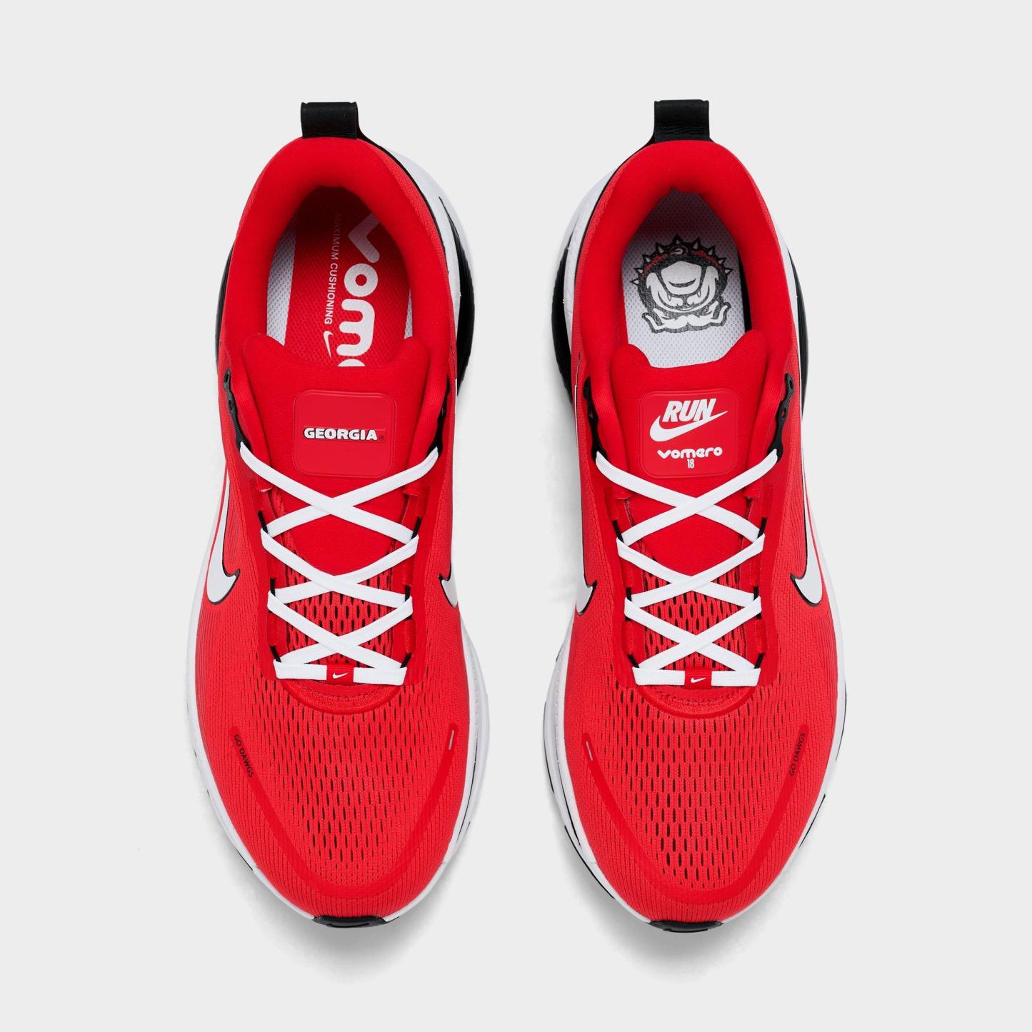 Men's Nithtke Vomero 18 Purdue Boilermakers Running Shoes - Part 2 - University Red/Black/White - Top view